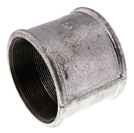 Rp 3'' Zinc plated Cast iron Round Socket 25 Bar