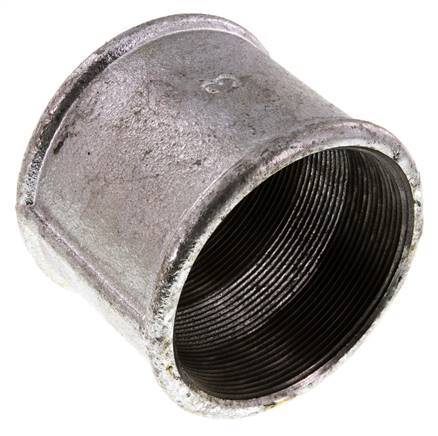 Rp 3'' Zinc plated Cast iron Round Socket 25 Bar