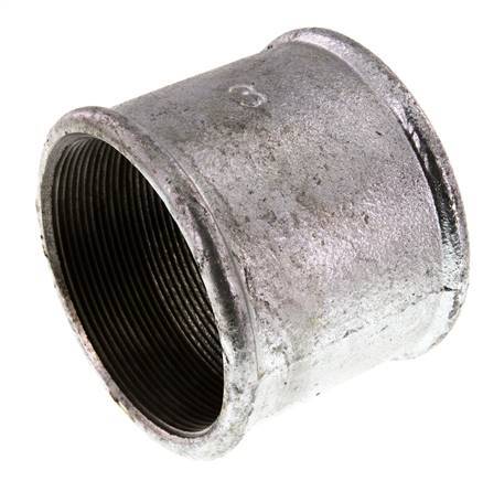 Rp 3'' Zinc plated Cast iron Round Socket 25 Bar