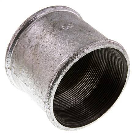 Rp 3'' Zinc plated Cast iron Round Socket 25 Bar