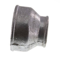 Rp 4'' x Rp 2 1/2'' Zinc plated Cast iron Round Socket 25 Bar