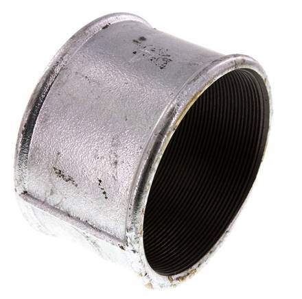 Rp 4'' Zinc plated Cast iron Round Socket 25 Bar