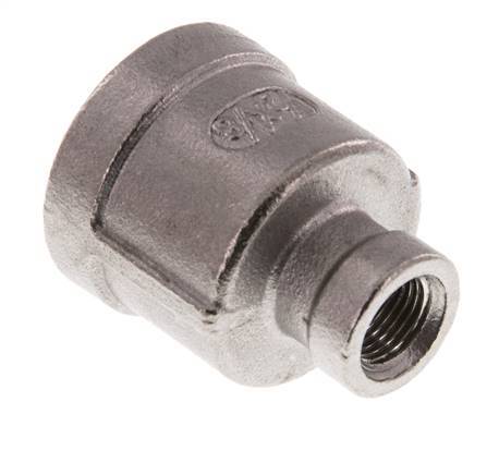 Rp 1/2'' x Rp 1/8'' Stainless steel Round Socket 16 Bar