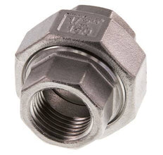 Rp 1/2'' Stainless steel Double Nipple 3-pieces with Conically sealing 16 Bar