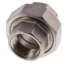 3/4'' NPT Stainless steel Double Nipple 3-pieces with Conically sealing 16 Bar
