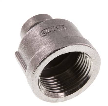 Rp 3/4'' x Rp 1/4'' Stainless steel Round Socket 16 Bar