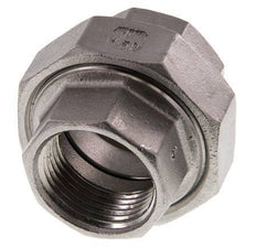 1'' NPT Stainless steel Double Nipple 3-pieces with Conically sealing 16 Bar