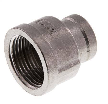 Rp 1'' x Rp 1/2'' Stainless steel Round Socket 16 Bar