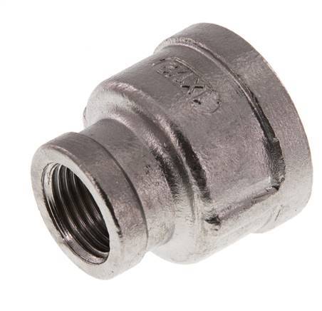 Rp 1'' x Rp 1/2'' Stainless steel Round Socket 16 Bar