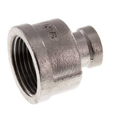 Rp 1'' x Rp 3/8'' Stainless steel Round Socket 16 Bar