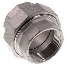 1 1/2'' NPT Stainless steel Double Nipple 3-pieces with Conically sealing 16 Bar