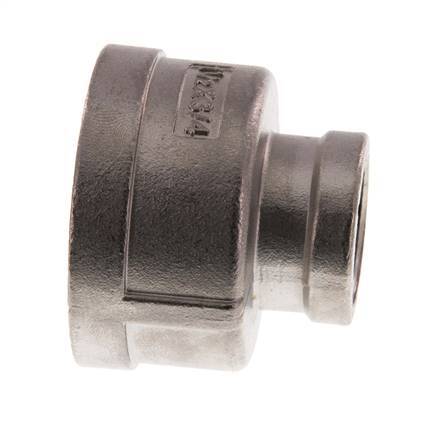 Rp 1 1/2'' x Rp 3/4'' Stainless steel Round Socket 16 Bar
