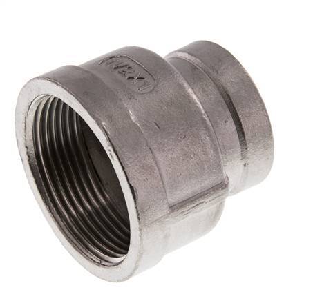 Rp 1 1/2'' x Rp 1'' Stainless steel Round Socket 16 Bar