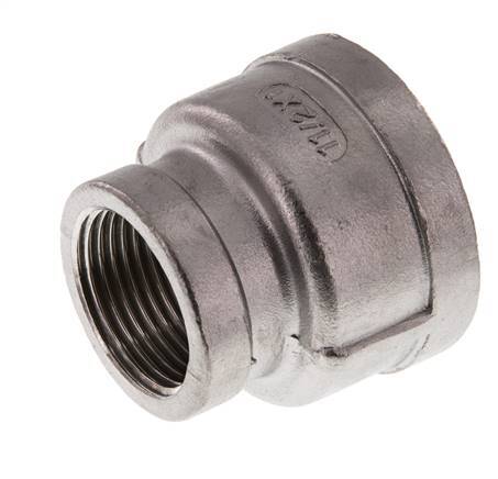 Rp 1 1/2'' x Rp 1'' Stainless steel Round Socket 16 Bar