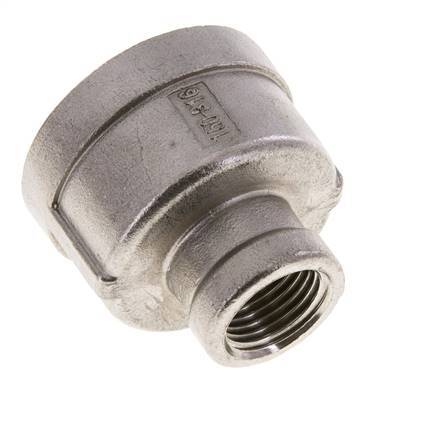 1 1/4'' NPT x 1/2'' NPT Stainless steel Round Socket 16 Bar