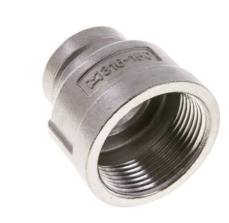 1 1/4'' NPT x 3/4'' NPT Stainless steel Round Socket 16 Bar