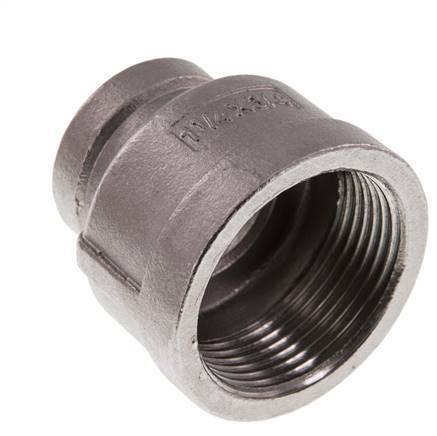 Rp 1 1/4'' x Rp 3/4'' Stainless steel Round Socket 16 Bar