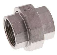 Rp 1 1/4'' Stainless steel Double Nipple 3-pieces with Conically sealing 16 Bar