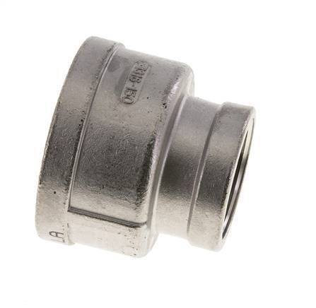 2'' NPT x 1 1/4'' NPT Stainless steel Round Socket 16 Bar