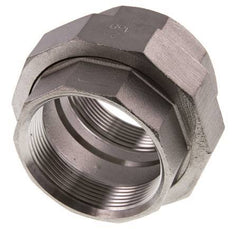 2'' NPT Stainless steel Double Nipple 3-pieces with Conically sealing 16 Bar