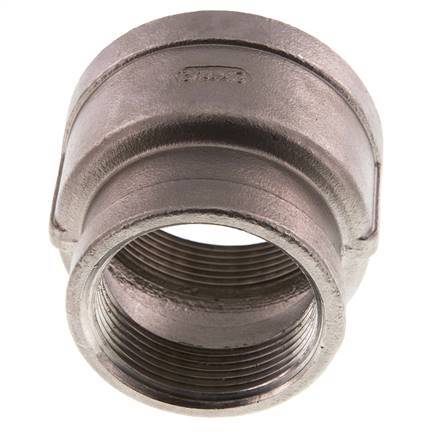 Rp 2'' x Rp 1 1/2'' Stainless steel Round Socket 16 Bar