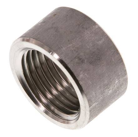 Rp 1/2'' x 26.4mm Stainless steel Welding Socket 40 Bar DIN 2986 - 15mm [2 Pieces]