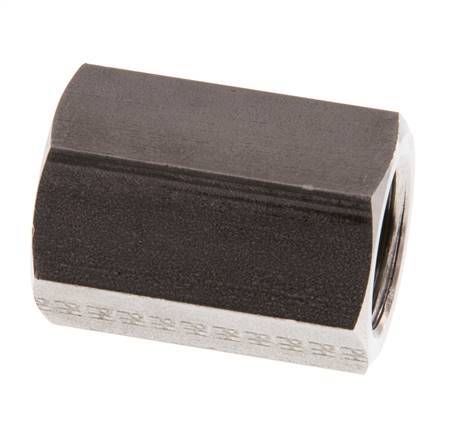 G 1/4'' x G 3/8'' Stainless steel Socket 250 Bar - Hydraulic