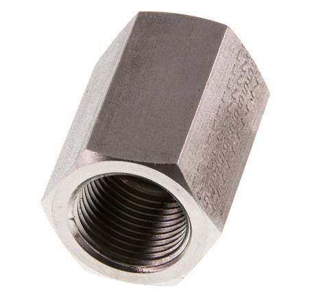 G 1/4'' x G 3/8'' Stainless steel Socket 250 Bar - Hydraulic