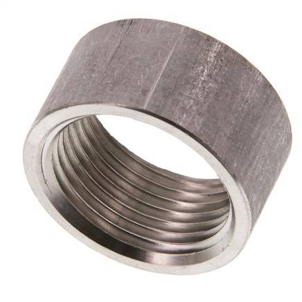 Rp 1'' x 39.5mm Stainless steel Welding Socket 40 Bar DIN 2986 - 20mm