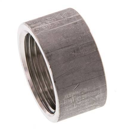 Rp 1'' x 39.5mm Stainless steel Welding Socket 40 Bar DIN 2986 - 20mm