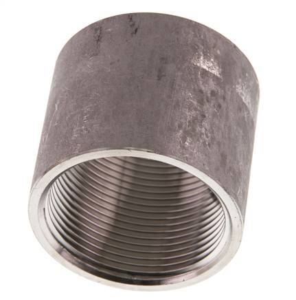 Rp 1 1/2'' x 54.5mm Stainless steel Welding Socket 40 Bar DIN 2986 - 48mm