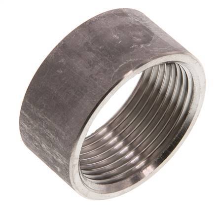 Rp 1 1/4'' x 48.3mm Stainless steel Welding Socket 40 Bar DIN 2986 - 22mm