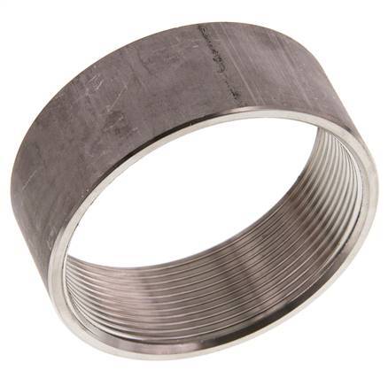 Rp 2 1/2'' x 82mm Stainless steel Welding Socket 40 Bar DIN 2986 - 30mm