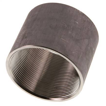 Rp 2 1/2'' x 82mm Stainless steel Welding Socket 40 Bar DIN 2986 - 65mm