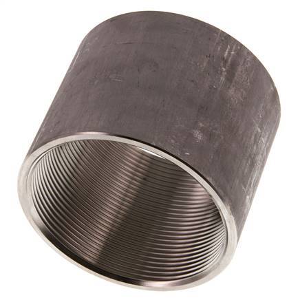 Rp 2 1/2'' x 82mm Stainless steel Welding Socket 40 Bar DIN 2986 - 65mm