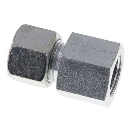 G 1/2'' x 14S Zinc plated Steel Straight Cutting Ring 630 Bar DIN 2353