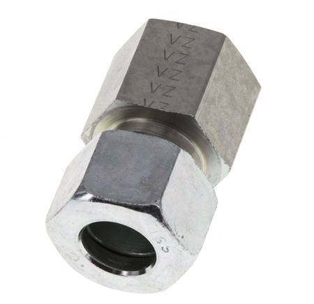 G 1/2'' x 16S Zinc plated Steel Straight Cutting Ring 400 Bar DIN 2353