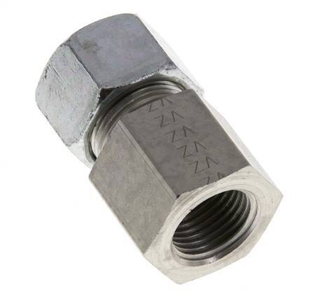 G 1/2'' x 16S Zinc plated Steel Straight Cutting Ring 400 Bar DIN 2353