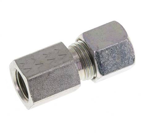 G 1/4'' x 8S Zinc plated Steel Straight Cutting Ring 630 Bar DIN 2353