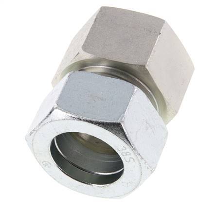 G 1 1/2'' x 38S Zinc plated Steel Straight Cutting Ring 315 Bar DIN 2353
