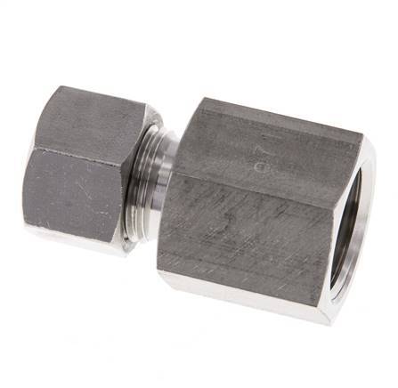 G 1/2'' x 12L Stainless steel Straight Cutting Ring 315 Bar DIN 2353