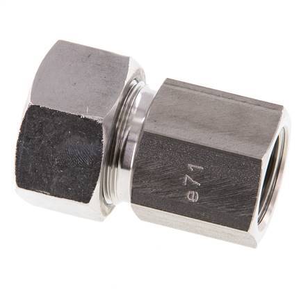 G 1/2'' x 18L Stainless steel Straight Cutting Ring 315 Bar DIN 2353