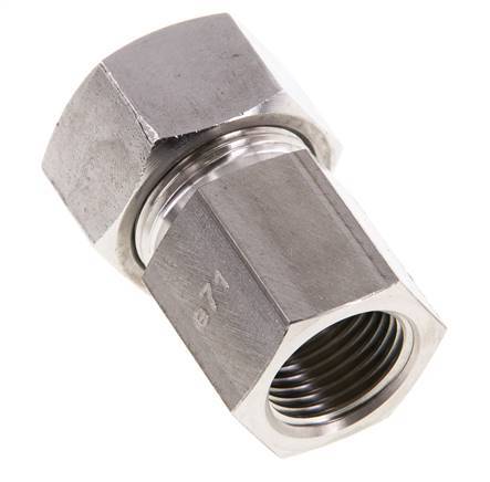 G 1/2'' x 18L Stainless steel Straight Cutting Ring 315 Bar DIN 2353