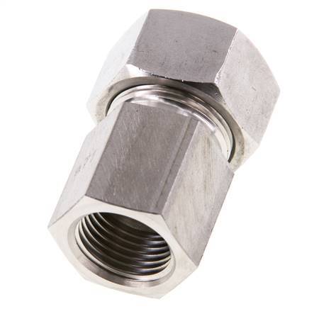 G 1/2'' x 18L Stainless steel Straight Cutting Ring 315 Bar DIN 2353