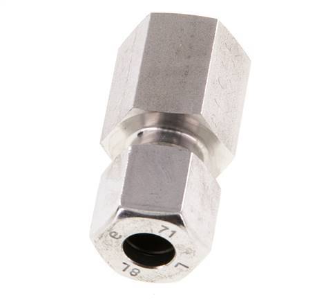 G 1/4'' x 8L Stainless steel Straight Cutting Ring 315 Bar DIN 2353
