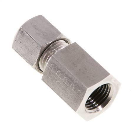 G 1/4'' x 8L Stainless steel Straight Cutting Ring 315 Bar DIN 2353
