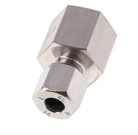 G 3/8'' x 8L Stainless steel Straight Cutting Ring 315 Bar DIN 2353