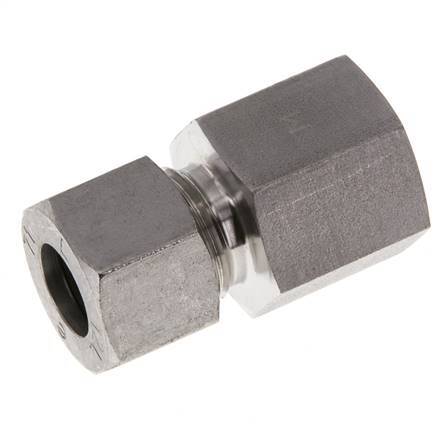 G 3/8'' x 12L Stainless steel Straight Cutting Ring 315 Bar DIN 2353