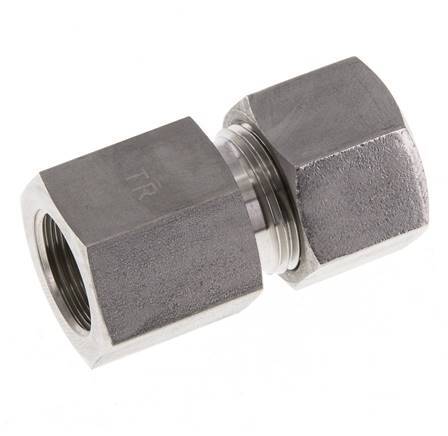 G 3/8'' x 12S Stainless steel Straight Cutting Ring 630 Bar DIN 2353