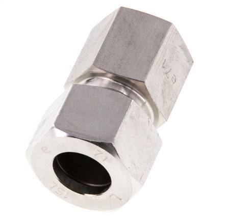 G 3/8'' x 15L Stainless steel Straight Cutting Ring 315 Bar DIN 2353